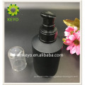 100ml Hot sale make up packing amber colored empty cosmetic glass amber bottle with pump sprayer